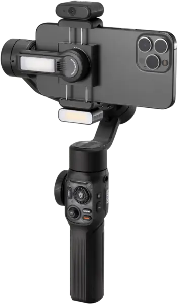 Zhiyun Mobile Gimbal Smooth 5S AI Pro, Gimbal cu lampa led smartphone