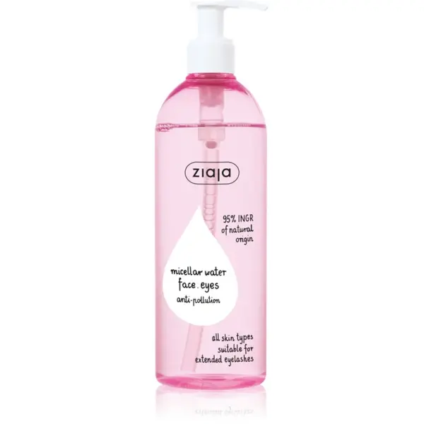 Ziaja Anti-Pollution apa cu particule micele pentru toate tipurile de ten 390 ml