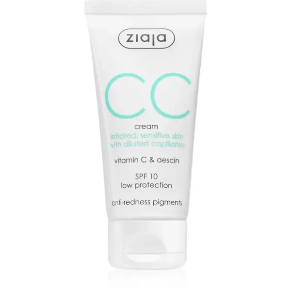 Ziaja CC Cream crema CC cu efect de hidratare SPF 10 50 ml