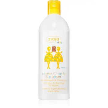 Ziaja Kids Cookies 'n' Vanilla Ice Cream sampon si gel de baie 2 in 1 pentru copii