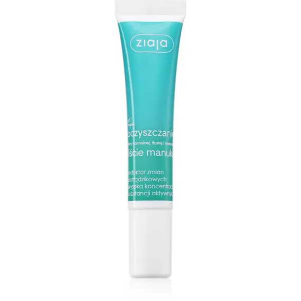 Ziaja Manuka Tree Purifying cremă de zi și de noapte, cu efect de netezire impotriva acneei 15 ml