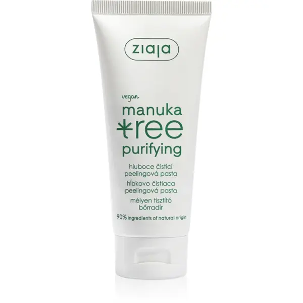 Ziaja Manuka Tree Purifying pasta pentru exfoliere pentru piele normala si grasa 75 ml