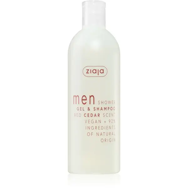 Ziaja Men gel de dus si sampon 2in1 Red Cedar 400 ml