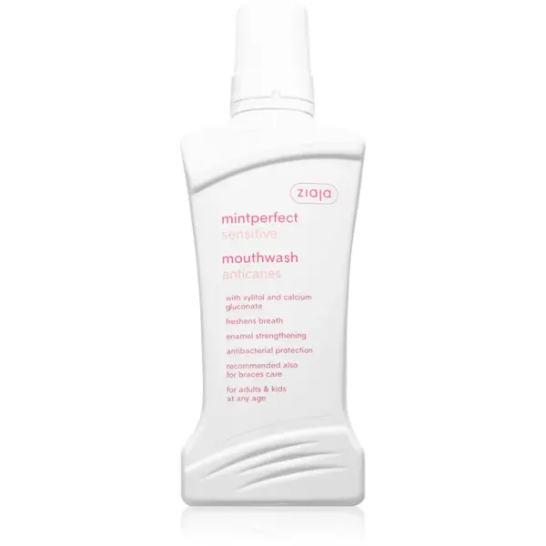 Ziaja Mintperfect Sensitive apă de gură impotriva cariilor dentare 500 ml