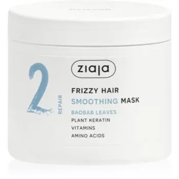 Ziaja Plant Essentials Baobab Leaves masca pentru netezire pentru păr creț