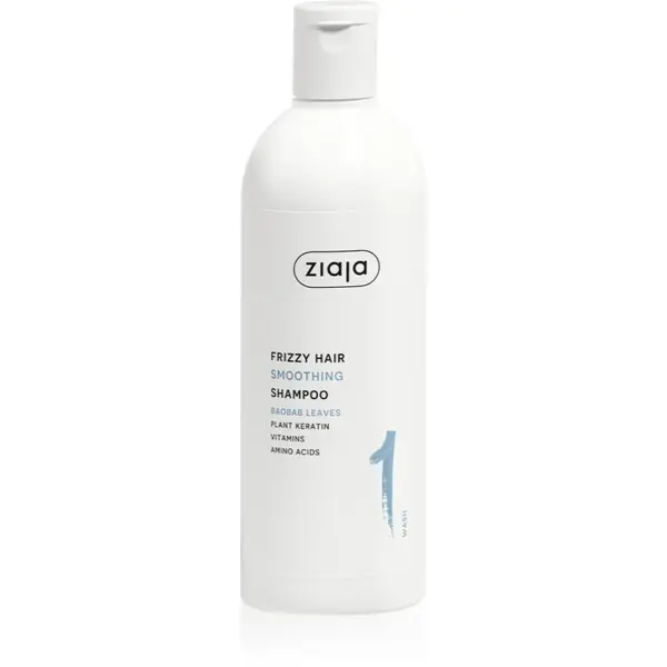 Ziaja Plant Essentials Baobab Leaves şampon de netezire pentru păr creț 400 ml