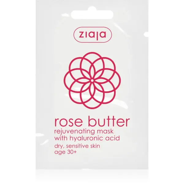 Ziaja Rose Butter Masca faciala cu efect de intinerire 30+ 7 ml
