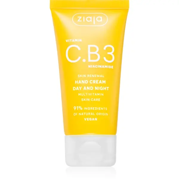 Ziaja Vitamin C.B3 Niacinamide cremă hidratantă de maini 50 ml