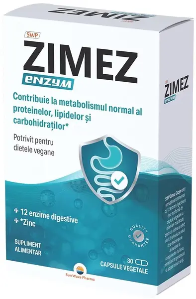 Zimez Enzym, 30 capsule , Sun Wave Pharma