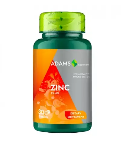 Zinc 15 mg 30 tablete Adams Vision
