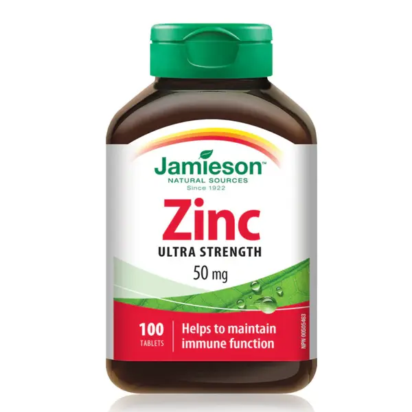 Zinc 50 mg, 100 tablete, Jamieson