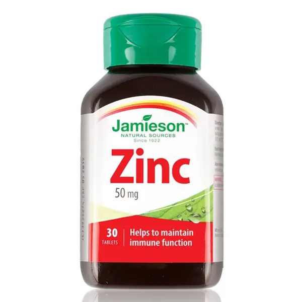 Zinc 50mg, 30 tablete, Jamieson