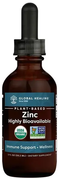 Zinc, 59.2 ml, Global Healing