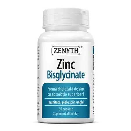 Zinc Bisglycinate – 60 capsule, Zenyth
