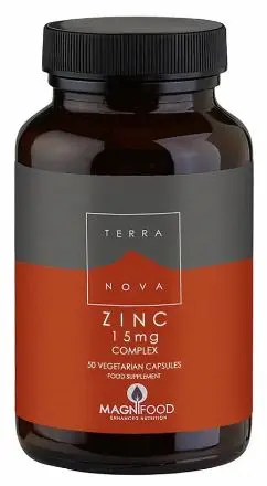 Zinc Complex, 15 mg, 50 capsule, Terra Nova