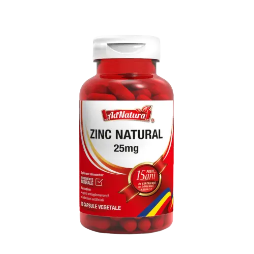 Zinc Natural, 30 capsule, AdNatura