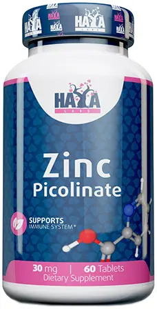 Zinc Picolinate, 30 mg, 60 tablete, Haya Labs