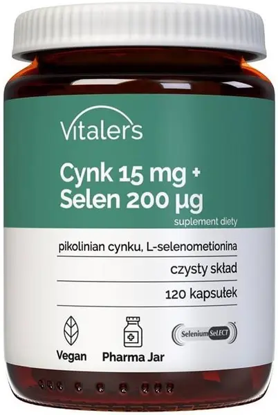 Zinc + Seleniu, 120 capsule, Vitaler's