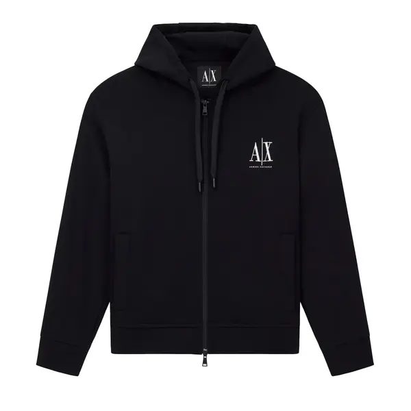Zip-up hoodie with embroidered logo S