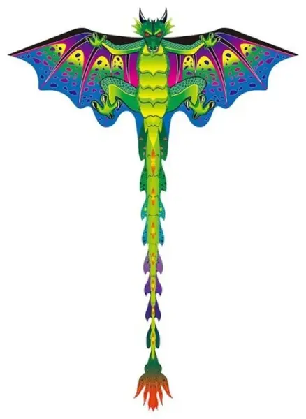 Zmeu pentru copii Raya Toys - Dragon albastru