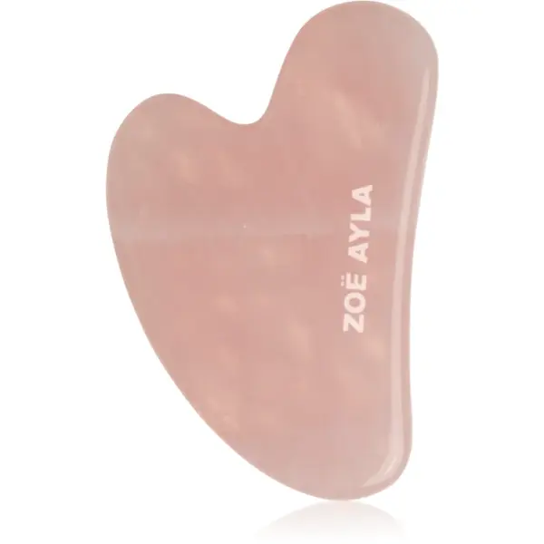 Zoë Ayla Luxurious Rose Gua Sha Therapy Tool accesoriu de masaj 1 buc