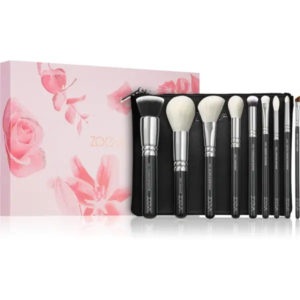 ZOEVA The Complete Brush Set set de pensule cu geantă 1 buc
