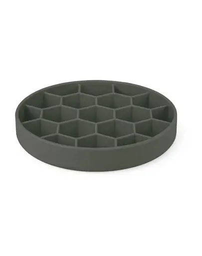 ZOLUX Bol hranire lenta pentru caini, din silicon L gri