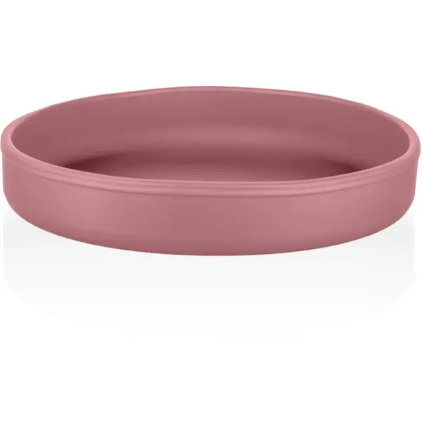 Zopa Silicone Plate farfurie 6 m+ Old Pink 1 buc