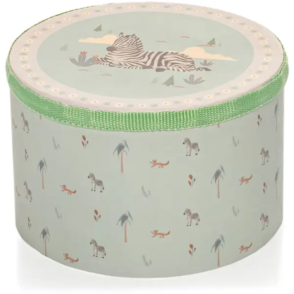 Zopa Wooden Drum jucărie muzicală din lemn Pink 1 buc