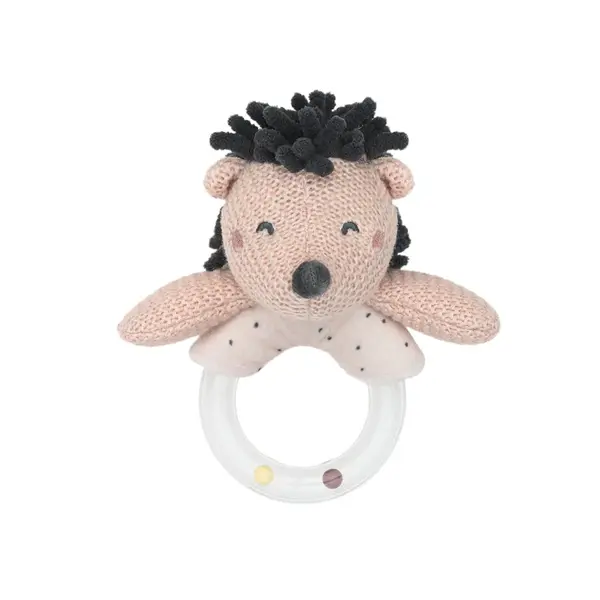 Zornaitoare de plus cu inel Kikka Boo Hedge Hugs