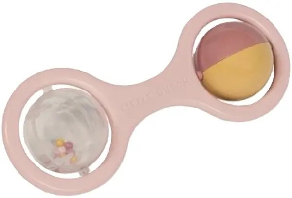 Zornăitoare pentru bebeluși Little Dutch - mingi, Pink
