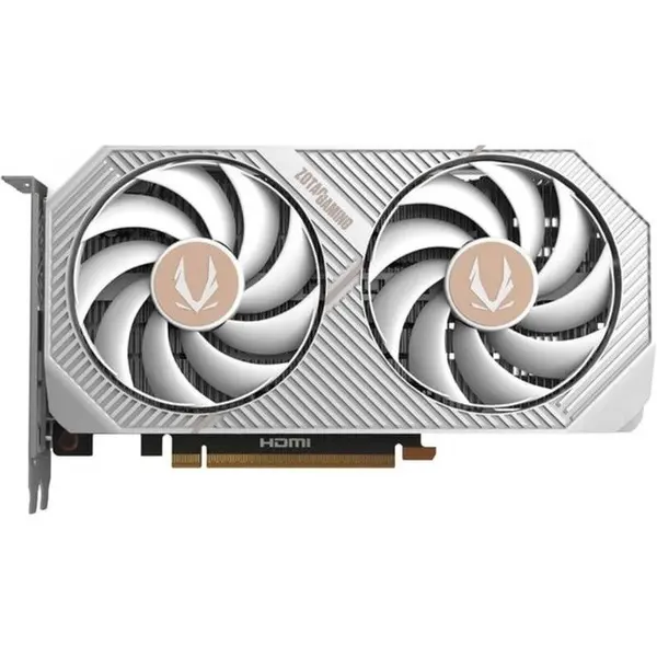 Zotac Placa video Zotac Gaming, Nvidia GeForce RTX 5060 Twin Edge OC, 8 GB GDDR7, 128-bit, DLSS 4.0, Alb