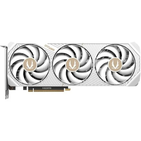 Zotac Placa video Zotac GeForce RTX 5070 AMP, 12GB GDDR7, 192-bit, DLSS 4.0, Alb