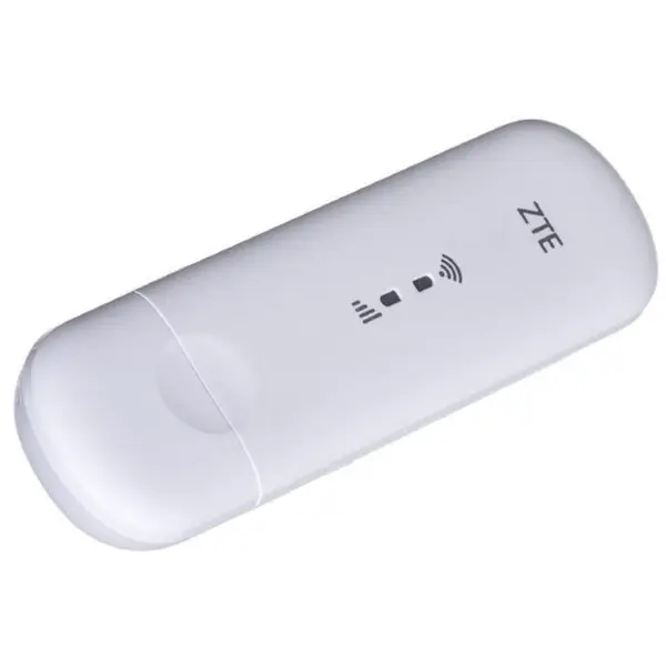 ZTE Router Wireless, ZTE, 4G LTE CAT.4, WiFi 2.4GHz, slot microSD, Alb