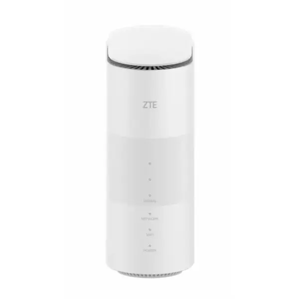 ZTE Router wireless ZTE MC888B 5G, WiFi 6, Dual Band, 2.4 GHz si 5 GHz, Viteza maxima 3600 Mbps, Alb