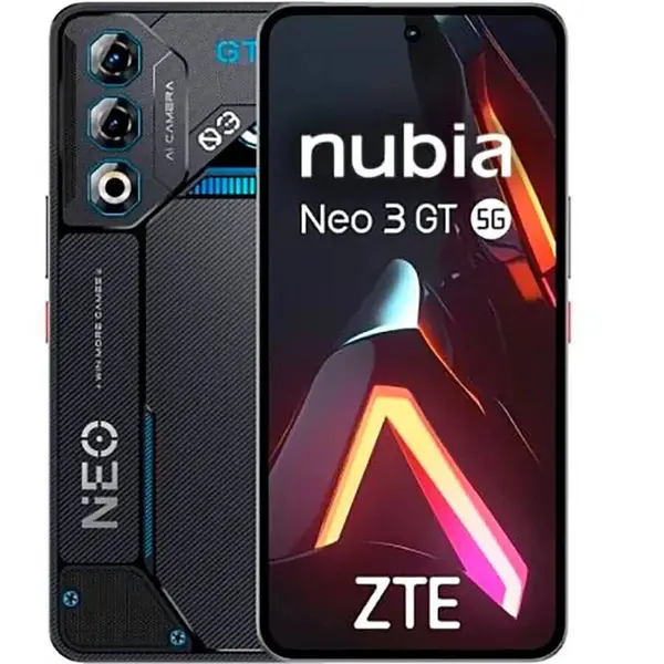 ZTE Telefon Mobil ZTE nubia Neo 3 GT, Procesor Unisoc T9100 Octa-Core, OLED Capacitive touchscreen 6.8, 12GB RAM, 256GB Flash, Camera, 5G, Wi-Fi, Dual Sim, Android, Gri