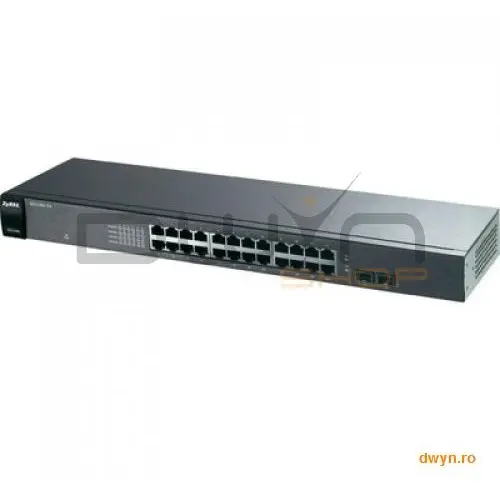 ZyXEL Switch 16 Port-uri 10/100/1000 Gigabit Zyxel 'GS1100-16', Green 802.3az, fanless, 19 rackmount 'GS11