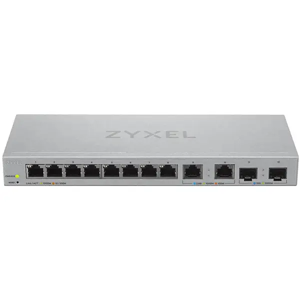ZyXEL Switch ZyXEL Gigabit XGS1010-12 8-Port Gigabit webmanaged with 8 port 1G + 2-Port 2.5G + 2-Port SFP+