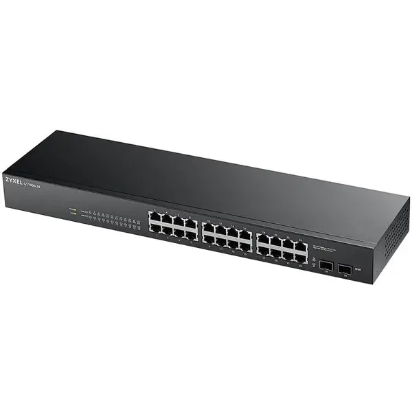 ZyXEL Switch Zyxel GS1900-24EP-EU0101F, 24 Ports 100/1000 Mbps, PoE